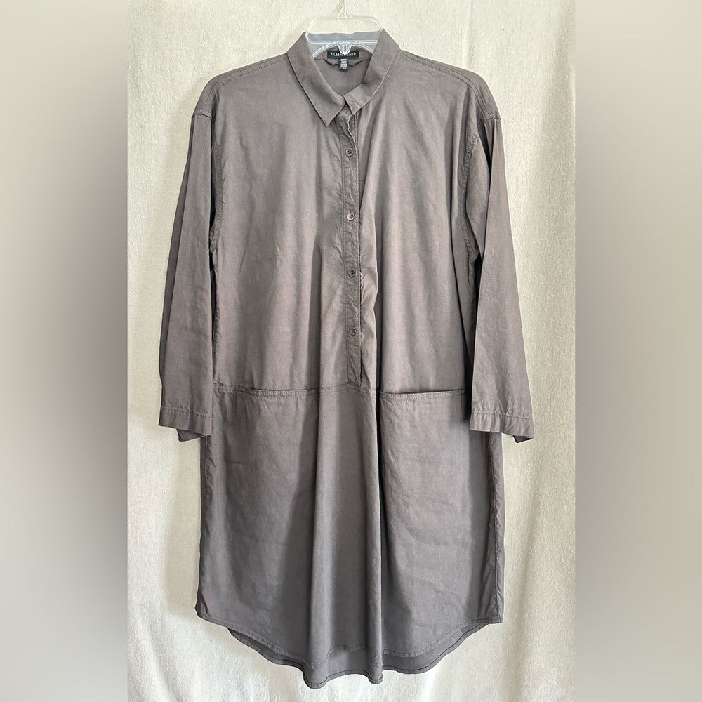 Eileen Fisher Stretch Linen Dress - Size Small